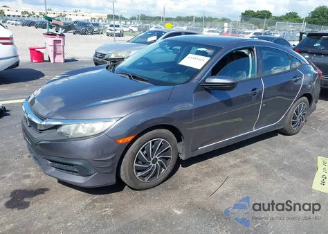 2016 Honda Civic Lx из США, поврежденный, VIN 19XFC2F56GE034302